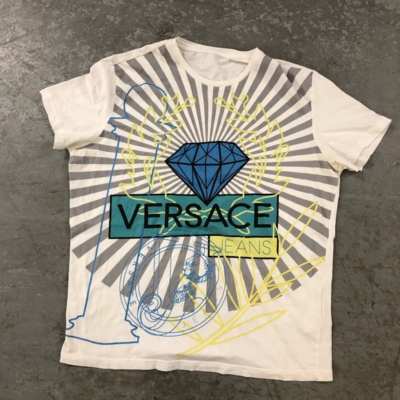 Versace tee shirt short sleeve graphic tee shirt white - Picture 2 of 10